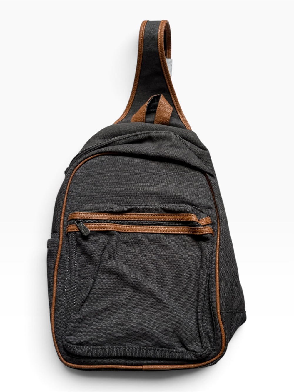 Thirty-One Gifts Sling-Back Thermal Backpack In The "City Charcoal" Print - Picture 3 of 9
